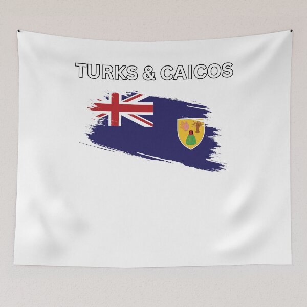 Item preview, Turks and Caicos Flag designed and sold by atomstartup.