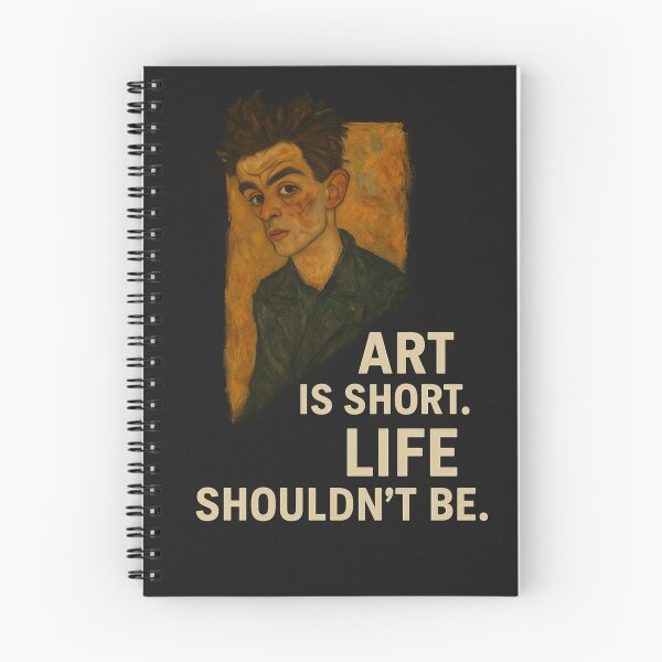 Item preview, Egon Schiele – Art is Short. Life Shouldn’t Be. designed and sold by Czerkiz.