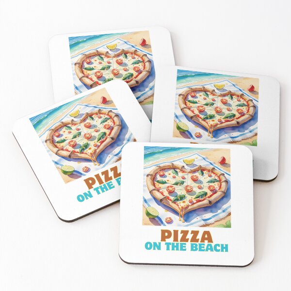 Item preview, Pizza on the beach designed and sold by AppleMe.