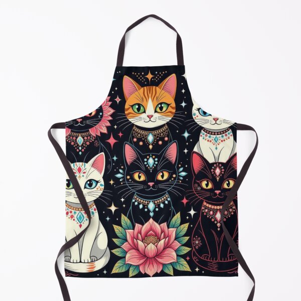 Item preview, Cat Flash Tattoos designed and sold by AriesFireAIArt.