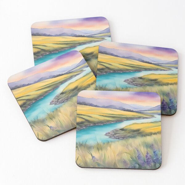 Item preview, Colorful Mountain River designed and sold by CalmnessbyChoice.