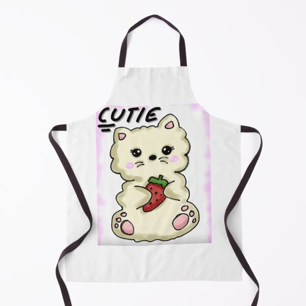 Item preview, Cutie kitty with strawberry  designed and sold by Simmikreative.