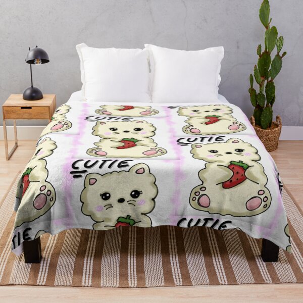 Item preview, Cutie kitty with strawberry  designed and sold by Simmikreative.