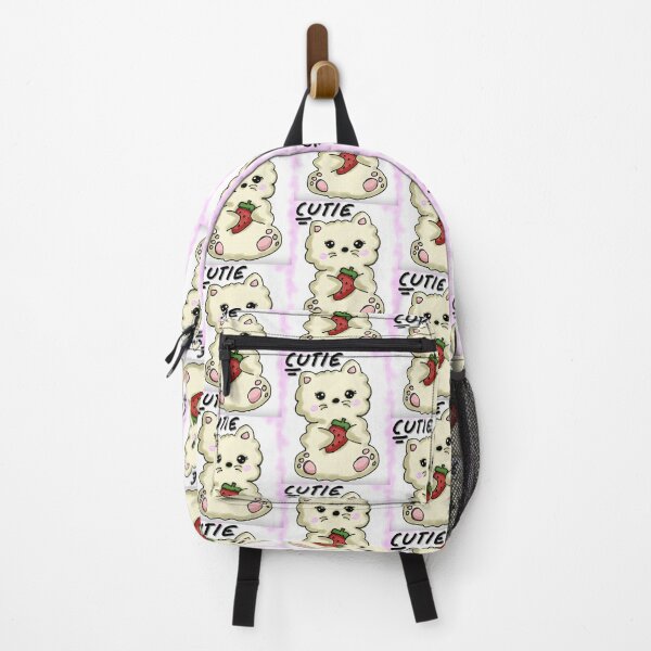 Item preview, Cutie kitty with strawberry designed and sold by Simmikreative.