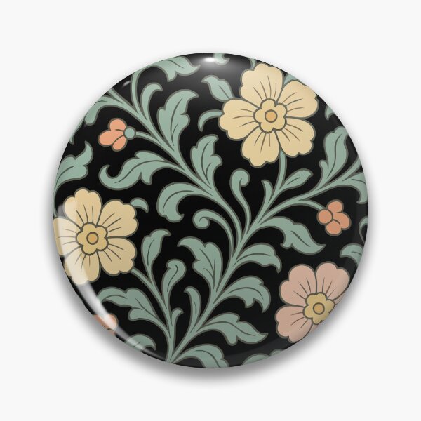 Item preview, Dancheong Korean Traditional Floral Seamless Pattern designed and sold by TomFrontierArt.