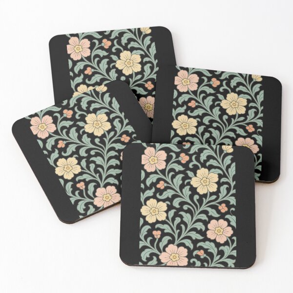 Item preview, Dancheong Korean Traditional Floral Seamless Pattern designed and sold by TomFrontierArt.