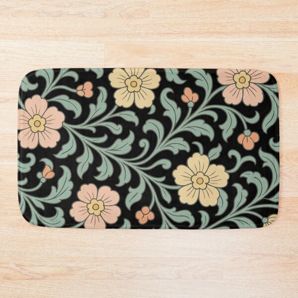 Item preview, Dancheong Korean Traditional Floral Seamless Pattern designed and sold by TomFrontierArt.