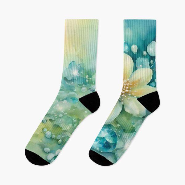 Item preview, Dreamy Turquoise Fantasy Flowers designed and sold by CalmnessbyChoice.