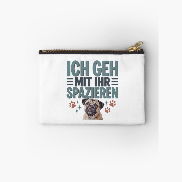 Item preview, I take her for a walk - Pug is happy designed and sold by Globuwear.