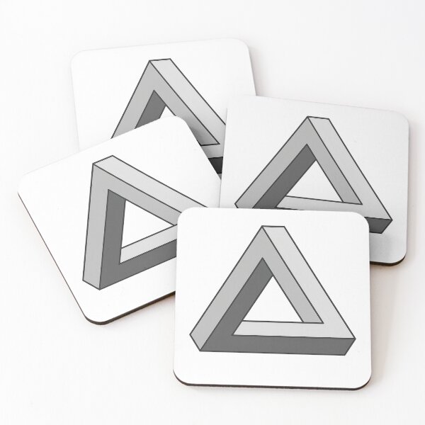 Item preview, Impossible Triangle – Penrose Optical Illusion designed and sold by VDekDesigns.