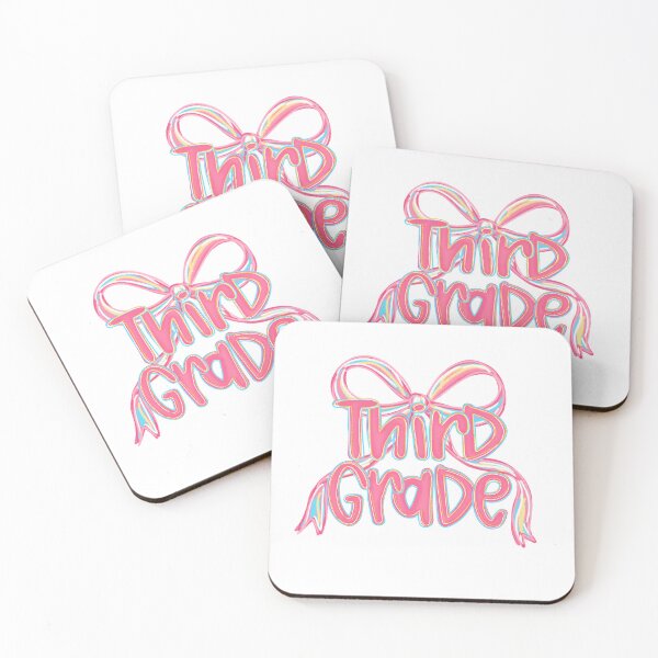 Item preview, Cute Third Grade Teacher Student Rainbow Bow Design designed and sold by HasHs.