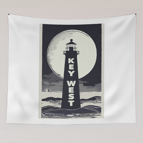 Item preview, Key West Lighthouse Moon designed and sold by Esskay Designs.
