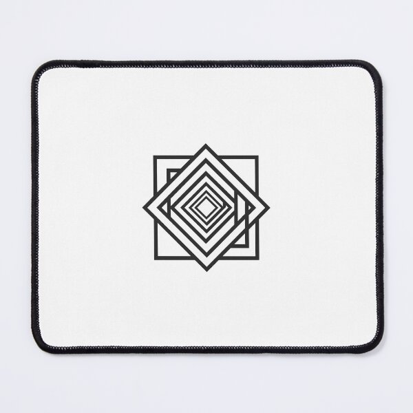 Item preview, Spiral Squares Optical Illusion – Geometric Op Art Design designed and sold by VDekDesigns.