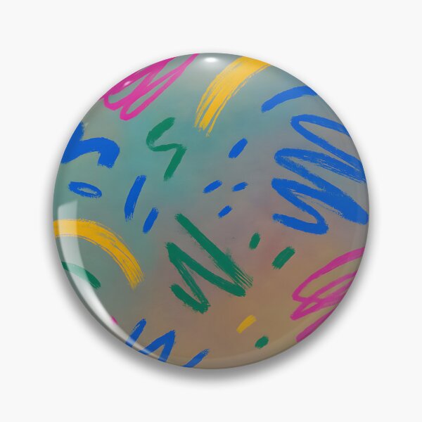 Item preview, Playful Abstract Brushstroke Seamless Pattern – Bright Pink, Yellow, Blue, and Green on Soft Gradient Background designed and sold by FestivityFinds.