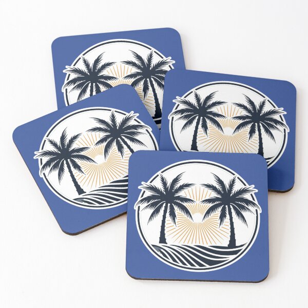 Item preview, Tropical Sunset with Palm Trees Design designed and sold by PrintBreeze.