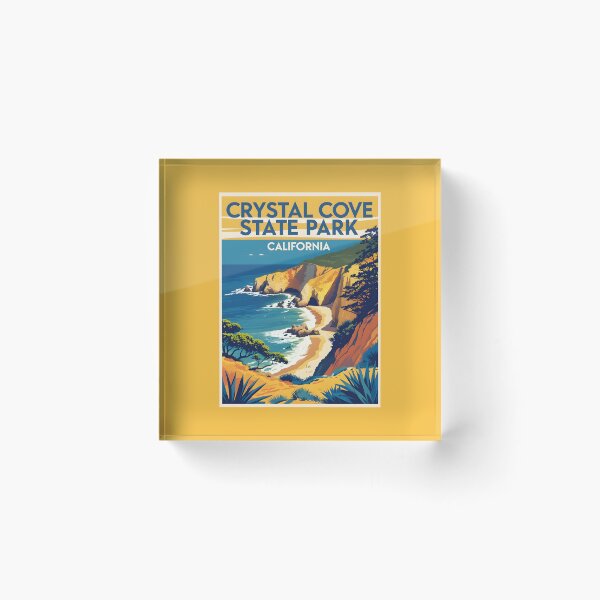 Item preview, Crystal Cove State Park - California designed and sold by GoodOldVintage.
