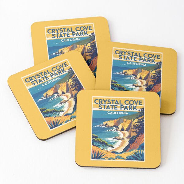 Item preview, Crystal Cove State Park - California designed and sold by GoodOldVintage.