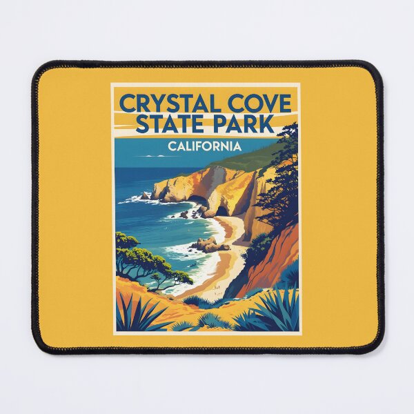 Item preview, Crystal Cove State Park - California designed and sold by GoodOldVintage.