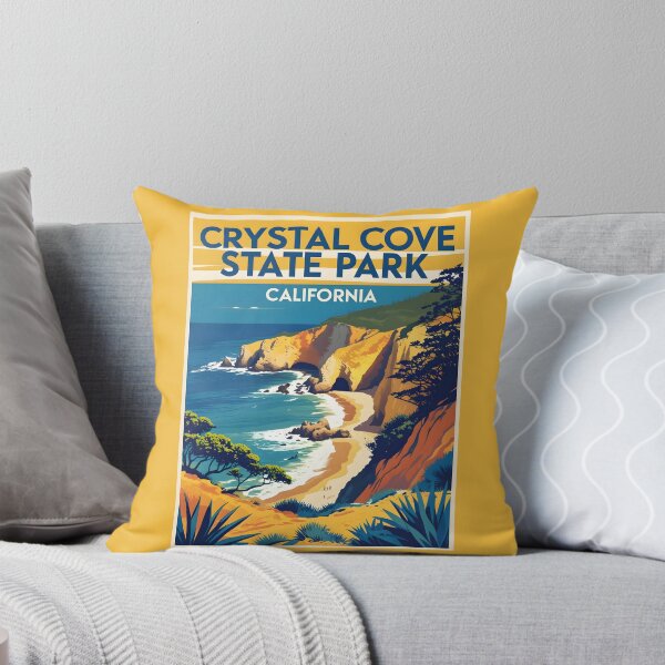 Item preview, Crystal Cove State Park - California designed and sold by GoodOldVintage.