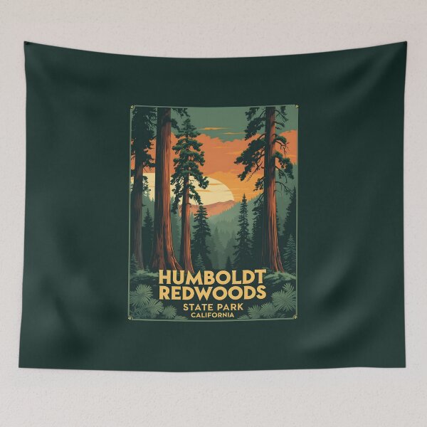 Item preview, Humboldt Redwoods State Park - California designed and sold by GoodOldVintage.