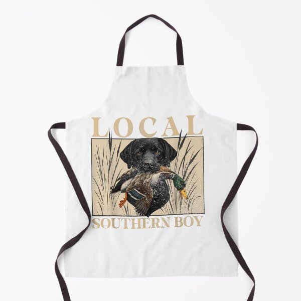 Item preview, Local Southern Boy Duck Hunting Black Lab Outdoor Vintage T-Shirt designed and sold by krotkrot.