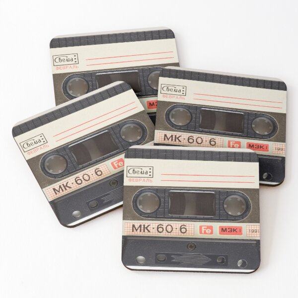 Item preview, MK 60-6 Vintage Retro Cassette designed and sold by EmeraldeaArt.