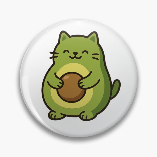 Item preview, Avocato Funny Avocado Cat designed and sold by Cute-Nature.