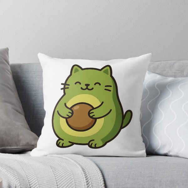 Item preview, Avocato Funny Avocado Cat designed and sold by Cute-Nature.