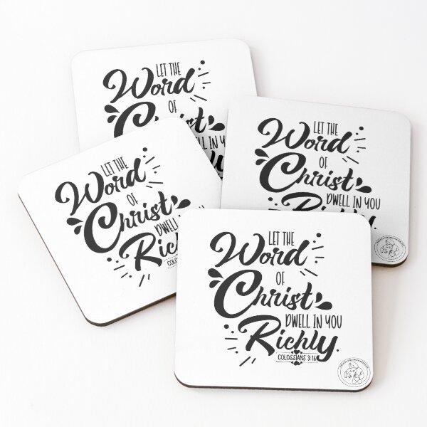 Item preview, Let the Word of Christ Dwell in You Richly – Colossians 3:16 Bible Verse Design designed and sold by NUSHS.