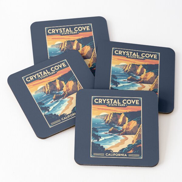 Item preview, Crystal Cove State Park - California designed and sold by GoodOldVintage.