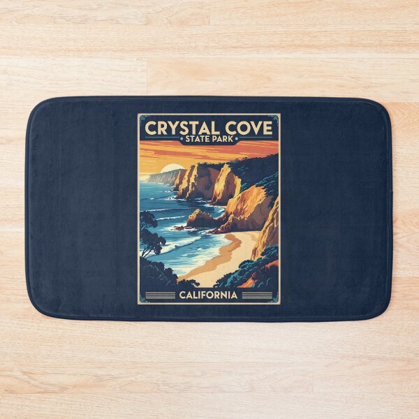 Item preview, Crystal Cove State Park - California designed and sold by GoodOldVintage.