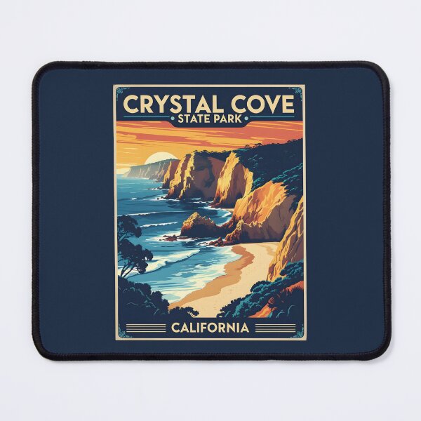 Item preview, Crystal Cove State Park - California designed and sold by GoodOldVintage.