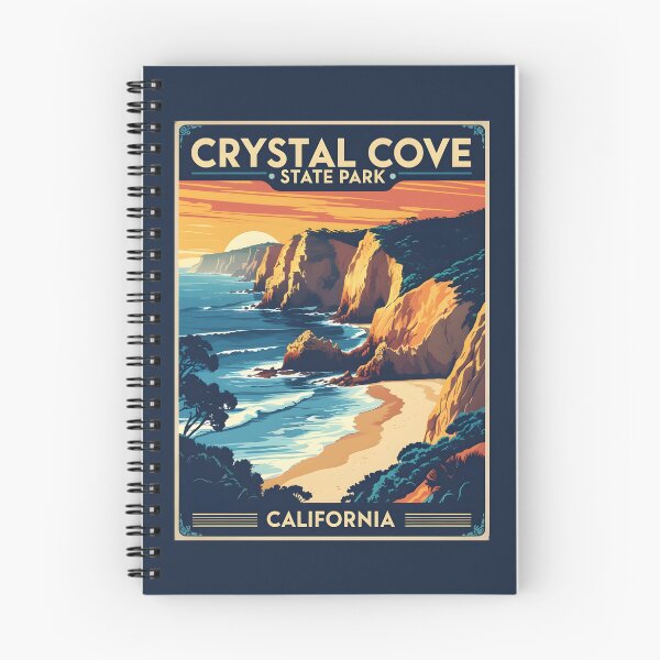Item preview, Crystal Cove State Park - California designed and sold by GoodOldVintage.
