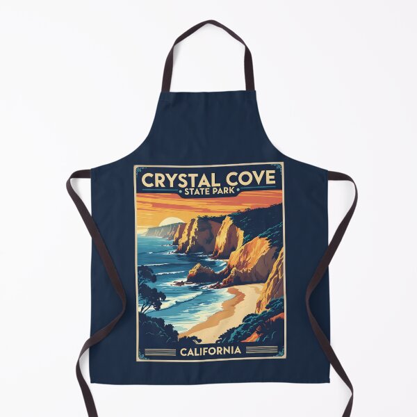 Item preview, Crystal Cove State Park - California designed and sold by GoodOldVintage.