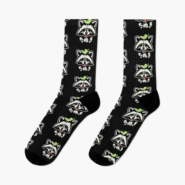 Item preview, Cute Tanuki the Raccoon Head with its tongue out Illustration in Japanese words. designed and sold by OzzyMac.