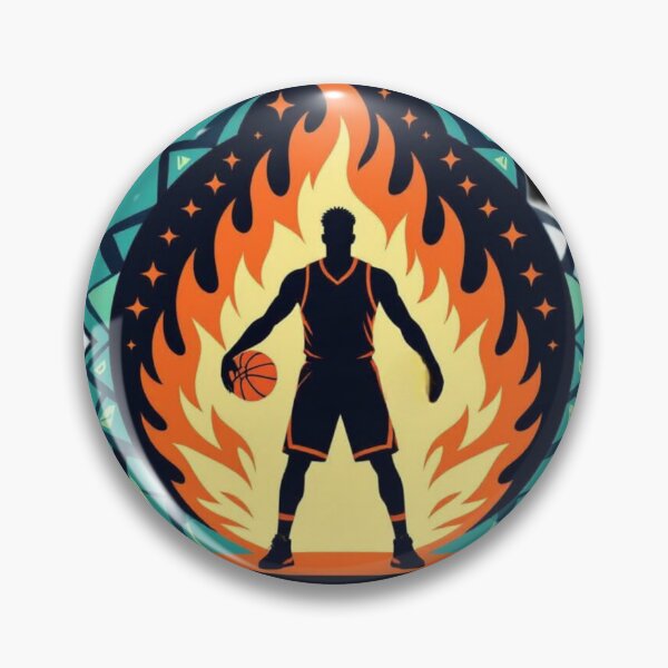 Item preview, Urban Blaze: Basketball Silhouette on Abstract Platform designed and sold by KountaDjo.