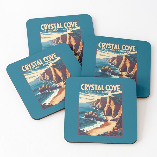 Item preview, Crystal Cove State Park - California designed and sold by GoodOldVintage.