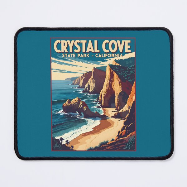 Item preview, Crystal Cove State Park - California designed and sold by GoodOldVintage.