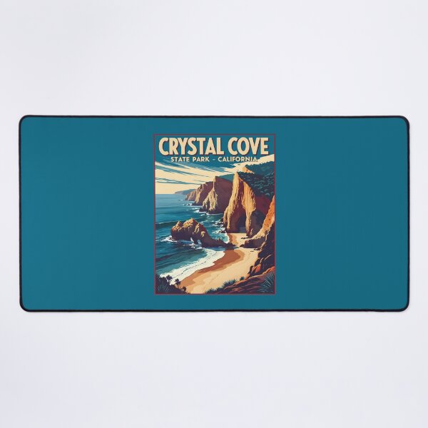 Item preview, Crystal Cove State Park - California designed and sold by GoodOldVintage.