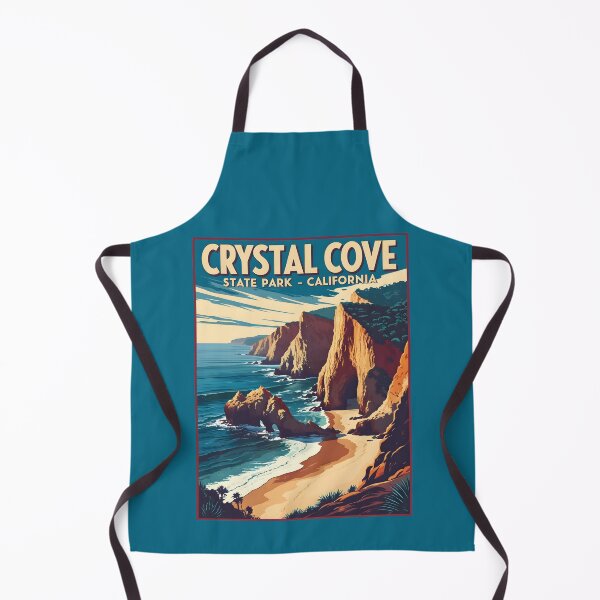 Item preview, Crystal Cove State Park - California designed and sold by GoodOldVintage.