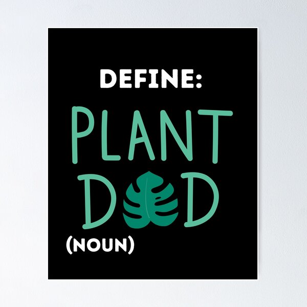 Item preview, Define: Plant Dad (noun) – Minimalist Vintage Typography designed and sold by Gravly.