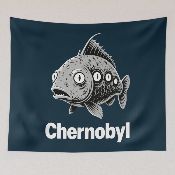 Item preview, Nuclear Fish (Chernobyl) designed and sold by Aise06.