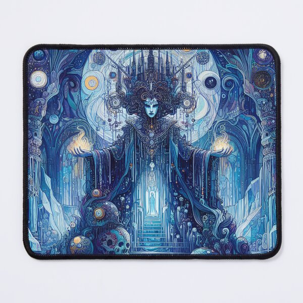 Item preview, Palace of the Frost Queen | Fantasy Winter Castle Art  designed and sold by Stoneflower-Art.