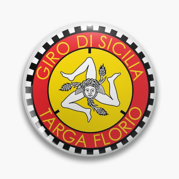 Item preview, Classic Targa Florio emblem - small print T shirt, car windscreen sticker. designed and sold by retropetrol.