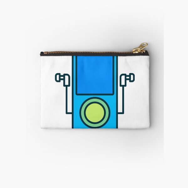 Item preview, Retro MP3 Player with Earbuds – Portable Digital Music Device Illustration designed and sold by EmeraldeaArt.