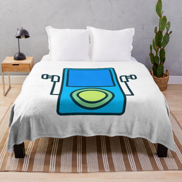 Item preview, Retro MP3 Player with Earbuds – Portable Digital Music Device Illustration designed and sold by EmeraldeaArt.