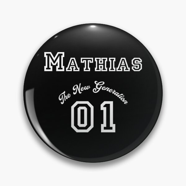 Item preview, First name Mathias - "The New Generation", White designed and sold by HA-Design-Kunst.