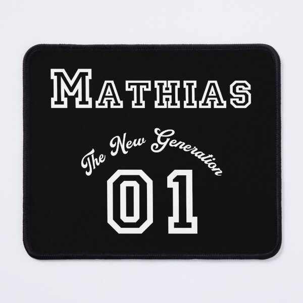 Item preview, First name Mathias - "The New Generation", White designed and sold by HA-Design-Kunst.