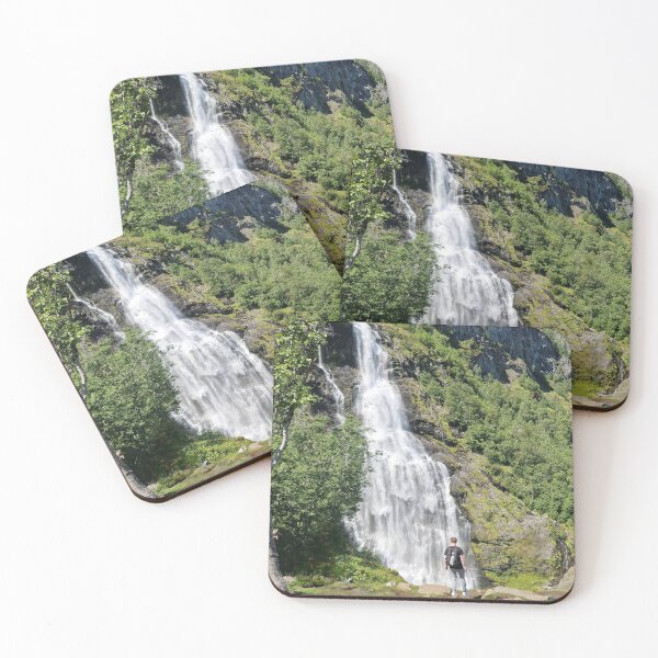 Item preview, Brekkefossen Waterfall, Flåm, Norway designed and sold by cpjmathieson.
