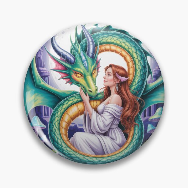 Item preview, Fantasy Dragon And Girl designed and sold by A-jackson.